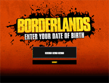 Tablet Screenshot of borderlandsthegame.com